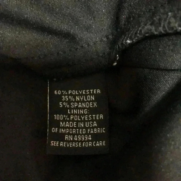 Collection dressbarn top/blouse black silver with iridescent sparkles - Picture 5 of 12